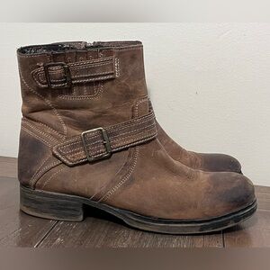 Bed Stu Wren Distressed Brown Leather Boots Mens size 10